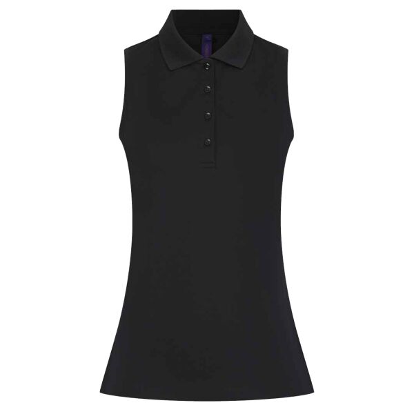 Henbury Ladies Sleeveless Coolplus® Polo Shirt Thumbnail