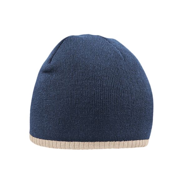 Two-tone pull-on beanie Thumbnail