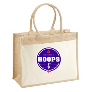 Cotton Pocket Jute Shopper Thumbnail