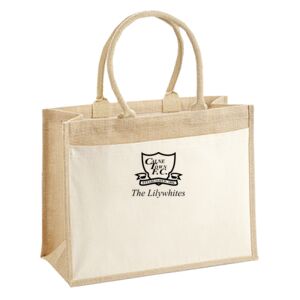 Cotton Pocket Jute Shopper Thumbnail