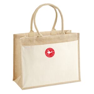 Cotton Pocket Jute Shopper Thumbnail