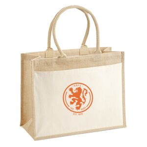 Cotton Pocket Jute Shopper Thumbnail
