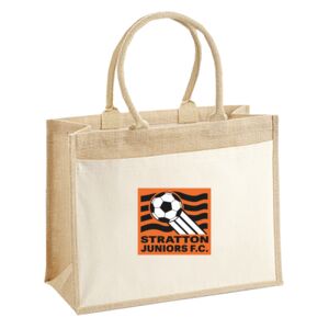Cotton Pocket Jute Shopper Thumbnail